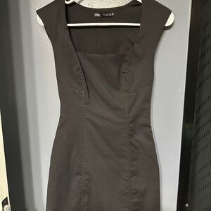 Lightly worn Black fitted Zara dress